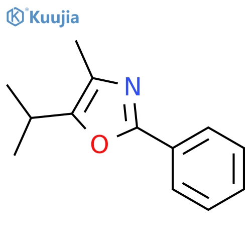 Oxazole, 4-methyl-5-(1-methylethyl)-2-phenyl- structure