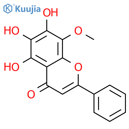 6-Hydroxywogonin structure