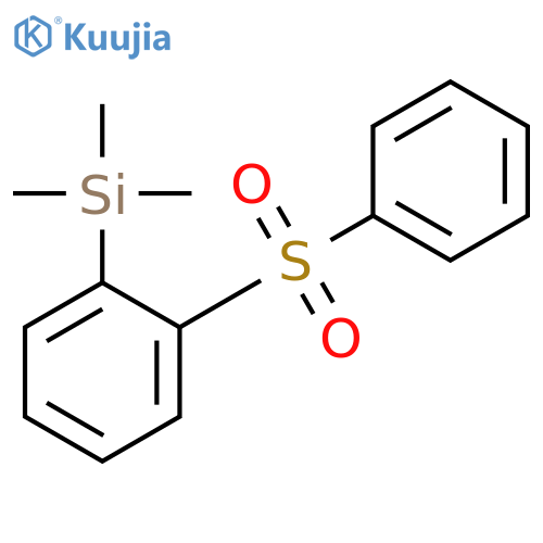 SILANE, TRIMETHYL[2-(PHENYLSULFONYL)PHENYL]- structure
