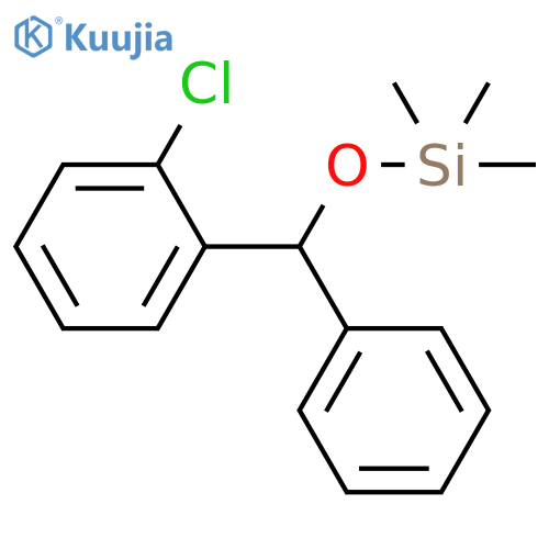 SILANE, [(2-CHLOROPHENYL)PHENYLMETHOXY]TRIMETHYL- structure