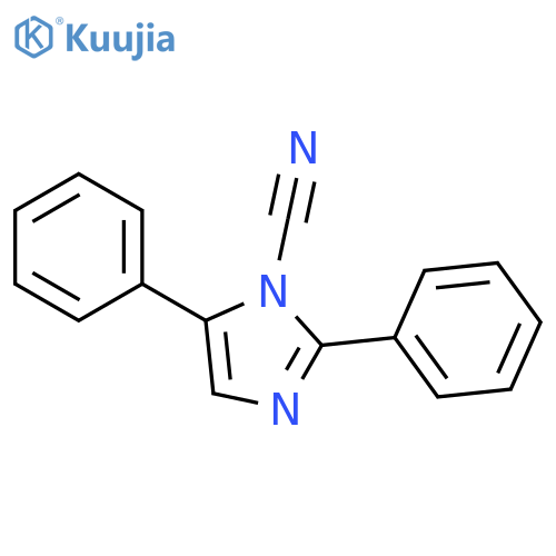 1H-Imidazole-1-carbonitrile, 2,5-diphenyl- structure