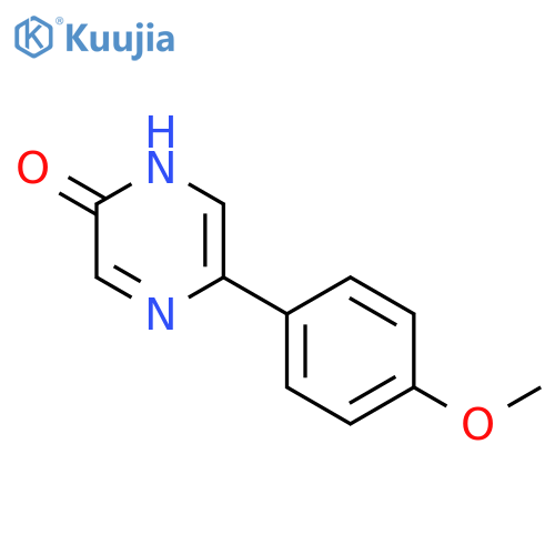 5-(4-Methoxy-phenyl)-1H-pyrazin-2-one structure