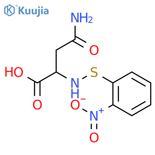 N2-[(2-nitrophenyl)thio]-L-asparagine structure
