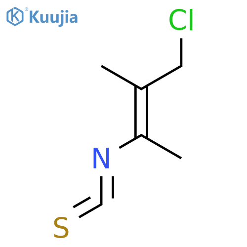2-Butene, 1-chloro-3-isothiocyanato-2-methyl- structure