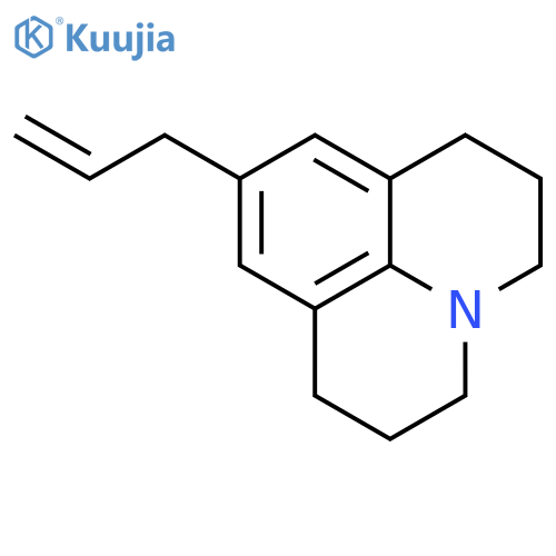 1H,5H-BENZO[IJ]QUINOLIZINE, 2,3,6,7-TETRAHYDRO-9-(2-PROPENYL)- structure