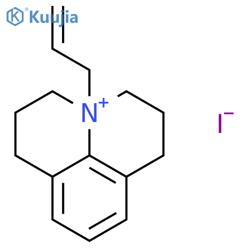 1H,5H-BENZO[IJ]QUINOLIZINIUM, 2,3,6,7-TETRAHYDRO-4-(2-PROPENYL)-, IODIDE structure