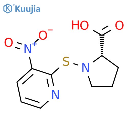 L-Proline, 1-[(3-nitro-2-pyridinyl)thio]- structure