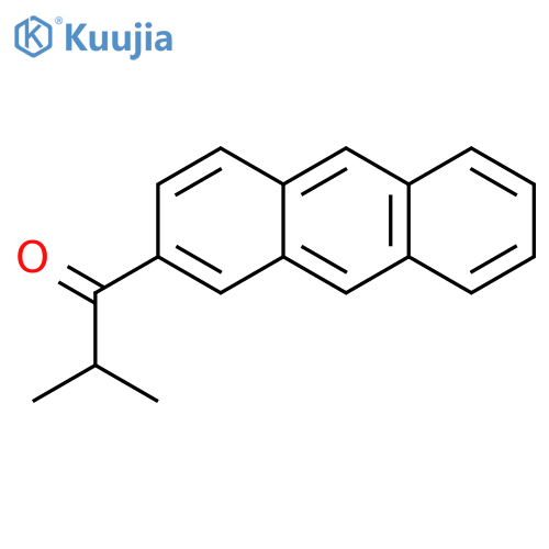1-Propanone, 1-(2-anthracenyl)-2-methyl- structure