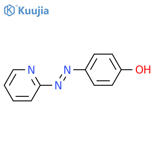 Phenol, 4-(2-pyridinylazo)- structure