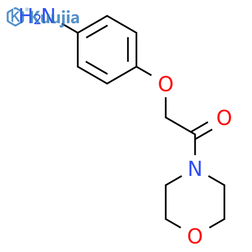 4-(2-Morpholin-4-yl-2-oxoethoxy)phenylamine structure