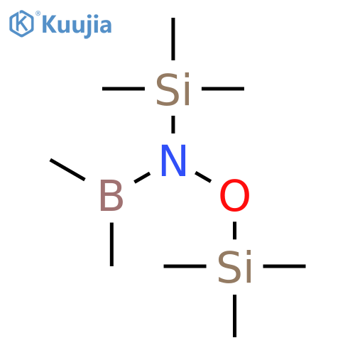 BORANAMINE, 1,1-DIMETHYL-N-(TRIMETHYLSILYL)-N-[(TRIMETHYLSILYL)OXY]- structure