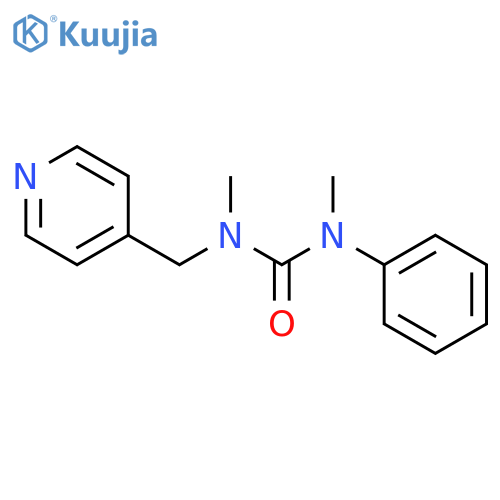 Urea, N,N'-dimethyl-N-phenyl-N'-(4-pyridinylmethyl)- structure