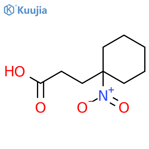 3-(1-Nitrocyclohexyl)propanoic acid structure