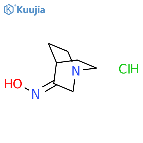 (R,Z)-quinuclidin-3-one oxime hydrochloride structure