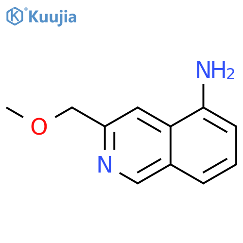 5-ISOQUINOLINAMINE, 3-(METHOXYMETHYL)- structure