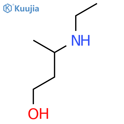 3-(Ethylamino)butan-1-ol structure