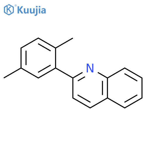 Quinoline, 2-(2,5-dimethylphenyl)- structure