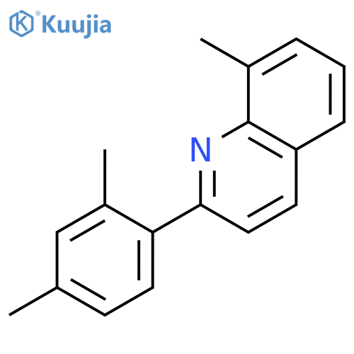 Quinoline, 2-(2,4-dimethylphenyl)-8-methyl- structure