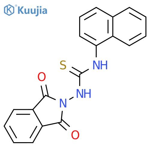 Thiourea, N-(1,3-dihydro-1,3-dioxo-2H-isoindol-2-yl)-N'-1-naphthalenyl- structure