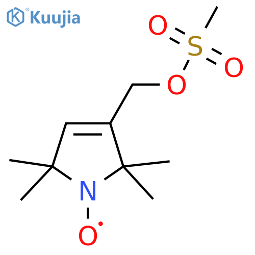 1-Oxyl-2,2,5,5-tetramethyl-∆3-(methanesulfonyloxymethyl)pyrroline structure