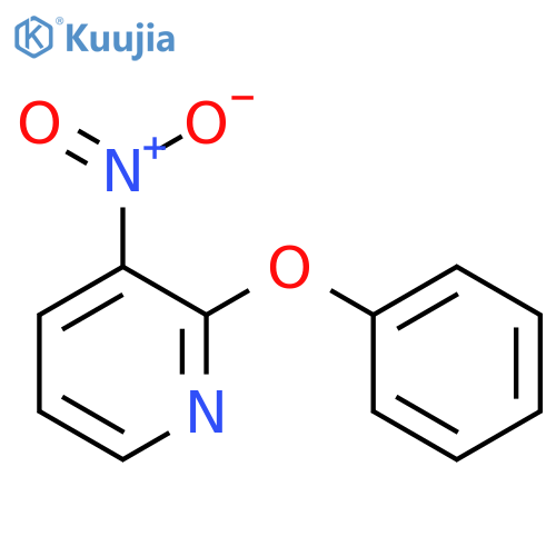 Pyridine, 3-nitro-2-phenoxy- structure