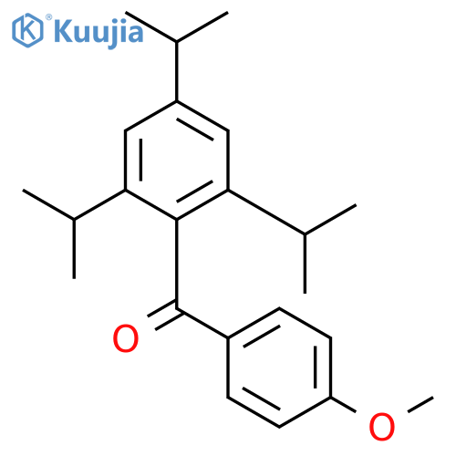 Methanone, (4-methoxyphenyl)[2,4,6-tris(1-methylethyl)phenyl]- structure