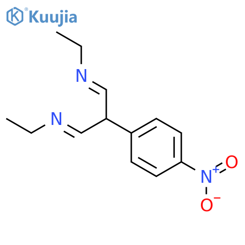Ethanamine, N,N'-[2-(4-nitrophenyl)-1,3-propanediylidene]bis- structure