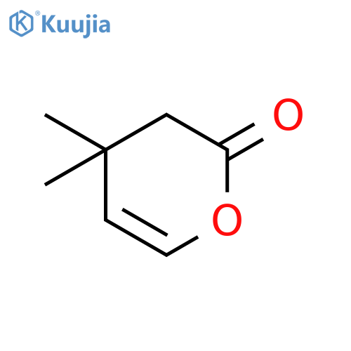 3,4-dihydro-4,4-dimethyl-2H-pyran-2-one structure