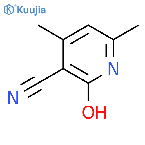 4,6-dimethyl-2-oxo-1,2-dihydropyridine-3-carbonitrile structure