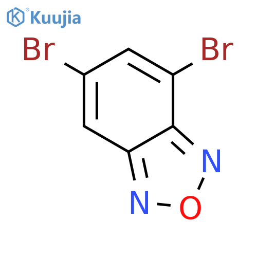 2,1,3-Benzoxadiazole, 4,6-dibromo- structure