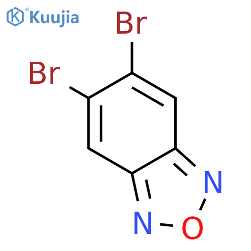 2,1,3-Benzoxadiazole, 5,6-dibromo- structure