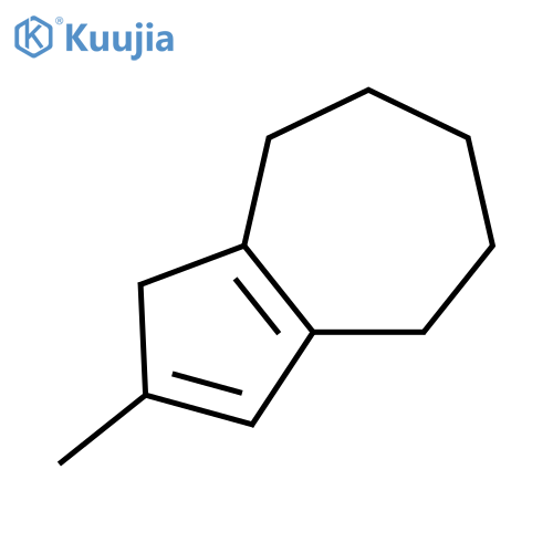 Azulene, 1,4,5,6,7,8-hexahydro-2-methyl- structure
