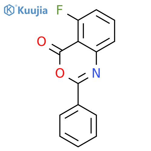 4H-3,1-BENZOXAZIN-4-ONE, 5-FLUORO-2-PHENYL- structure