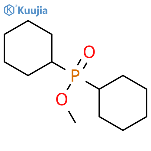 PHOSPHINIC ACID, DICYCLOHEXYL-, METHYL ESTER structure