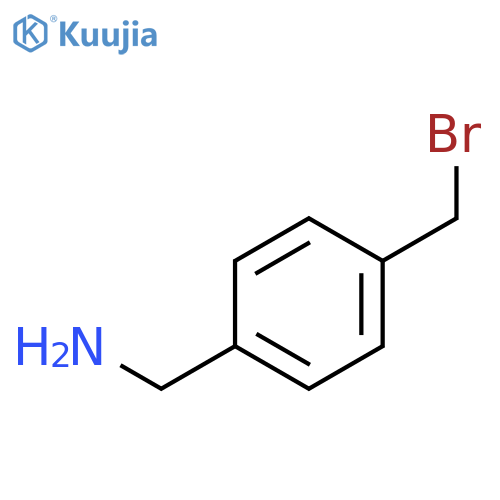 (4-(Bromomethyl)phenyl)methanamine structure