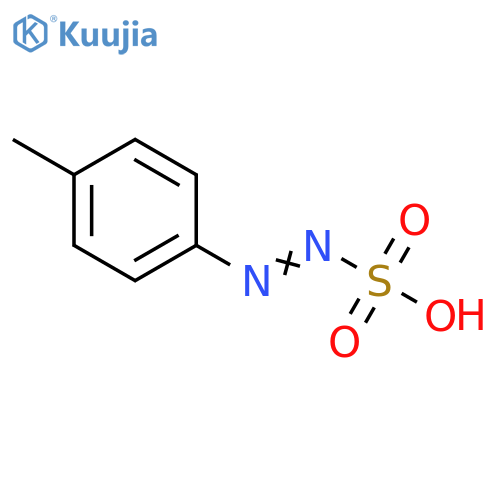 Diazenesulfonic acid,2-(4-methylphenyl)- structure