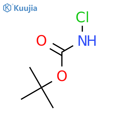Carbamic acid, chloro-,1,1-dimethylethyl ester (9CI) structure