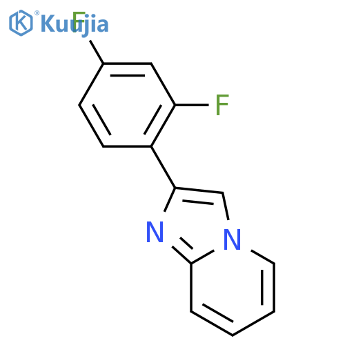Imidazo[1,2-a]pyridine, 2-(2,4-difluorophenyl)- structure