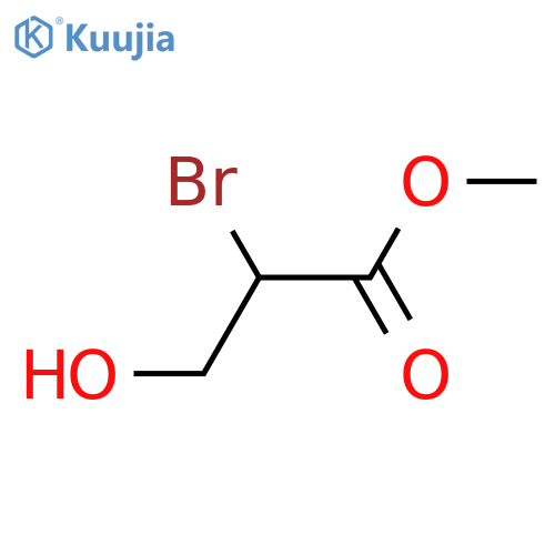 Methyl 2-bromo-3-hydroxypropanoate structure
