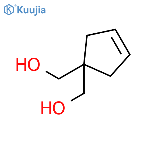 3-Cyclopentene-1,1-dimethanol structure