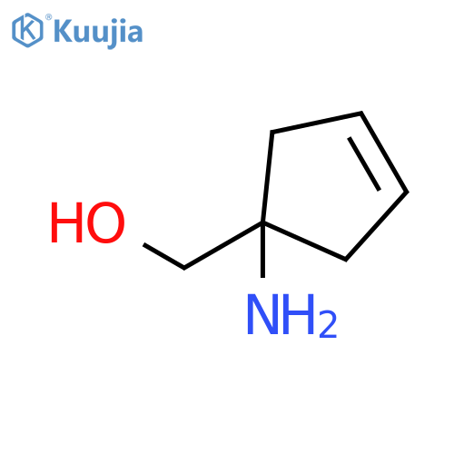 1-Amino-3-cyclopentene-1-methanol structure