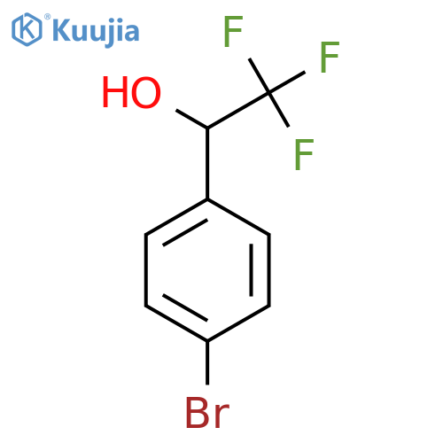 1-(4-Bromophenyl)-2,2,2-trifluoroethanol structure