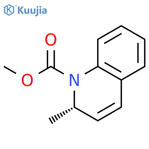 1(2H)-QUINOLINECARBOXYLIC ACID, 2-METHYL-, METHYL ESTER, (2S)- structure