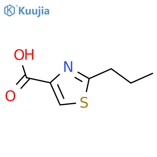 2-Propylthiazole-4-carboxylic acid structure