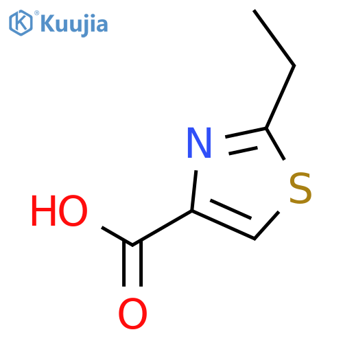 2-ethyl-1,3-thiazole-4-carboxylic acid structure