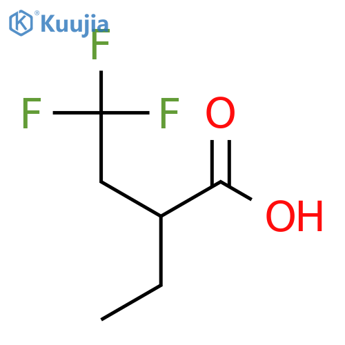 2-ethyl-4,4,4-trifluorobutanoic acid structure