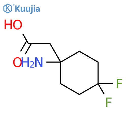2-amino-2-(4,4-difluorocyclohexyl)acetic acid structure