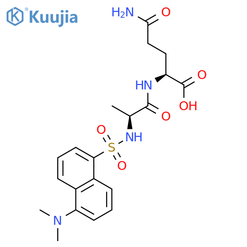 L-GLUTAMINE, N-[[5-(DIMETHYLAMINO)-1-NAPHTHALENYL]SULFONYL]-L-ALANYL- structure