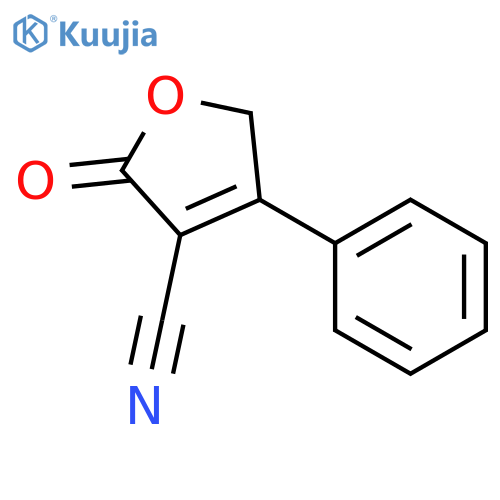 2-Oxo-4-phenyl-2,5-dihydro-3-furancarbonitrile structure