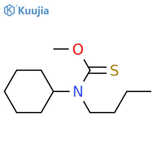 Carbamothioic acid,butylcyclohexyl-, O-methyl ester (9CI) structure